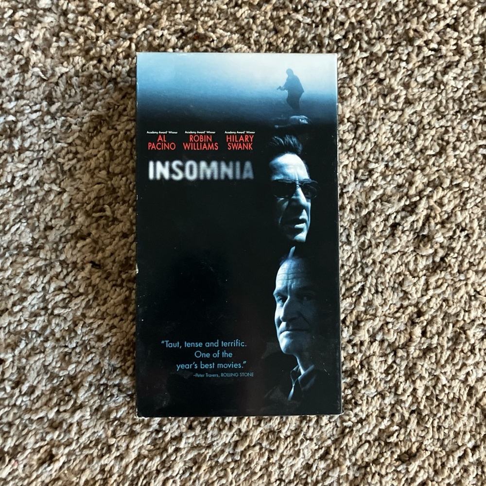 Insomnia Movie VHS Former Rental